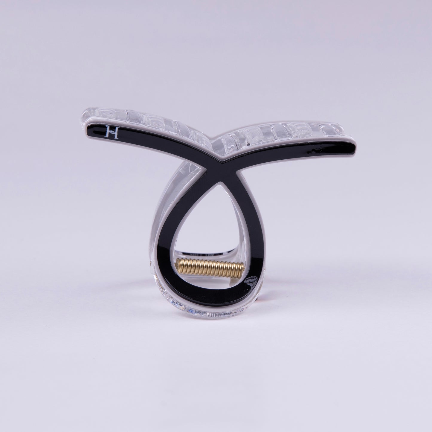 Crystal Edge Claw Clip- Black