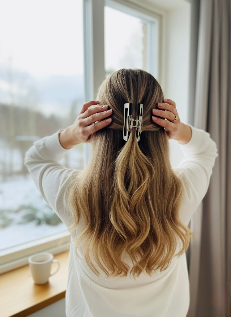 Lucid Hair Clip- Grey