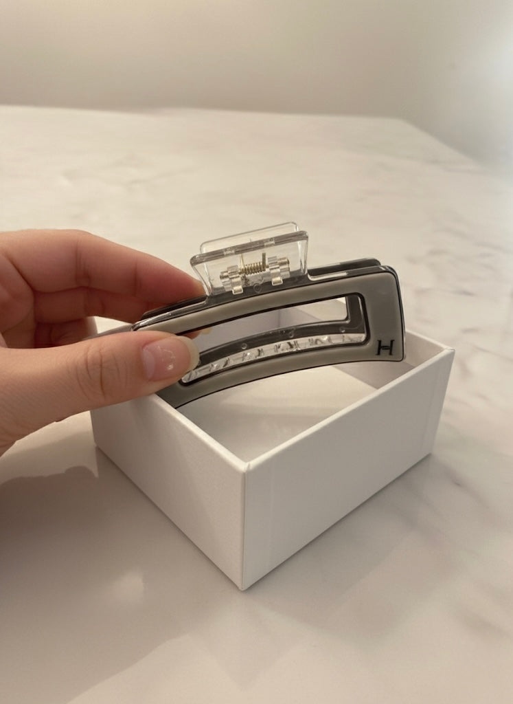 Lucid Hair Clip- Grey