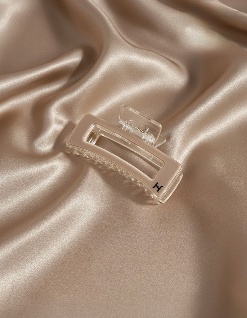 Lucid Hair Clip- Beige
