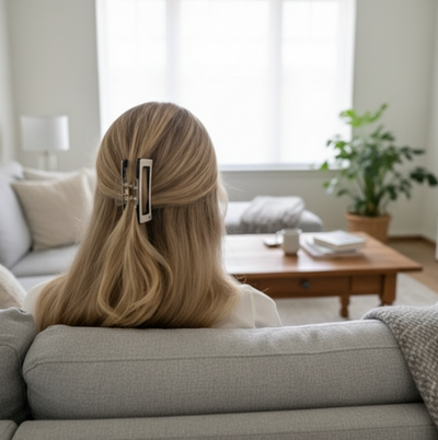 Lucid Hair Clip- White