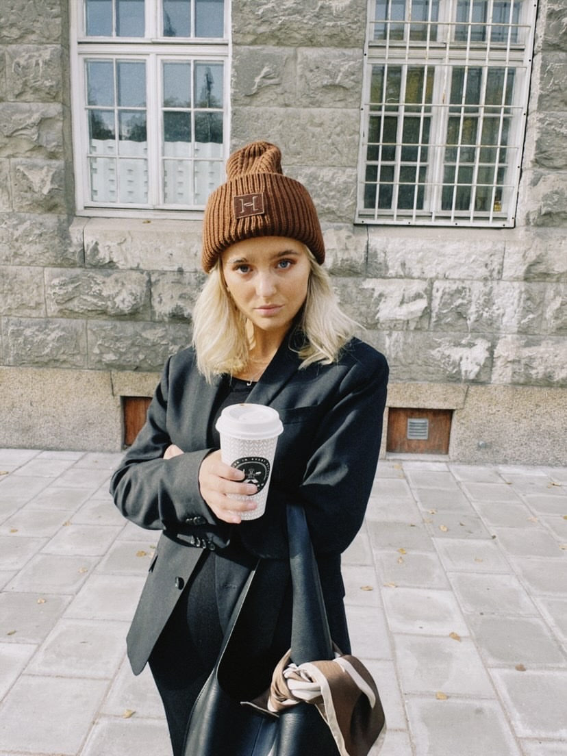 Beanie - Brown - Hermine Hold