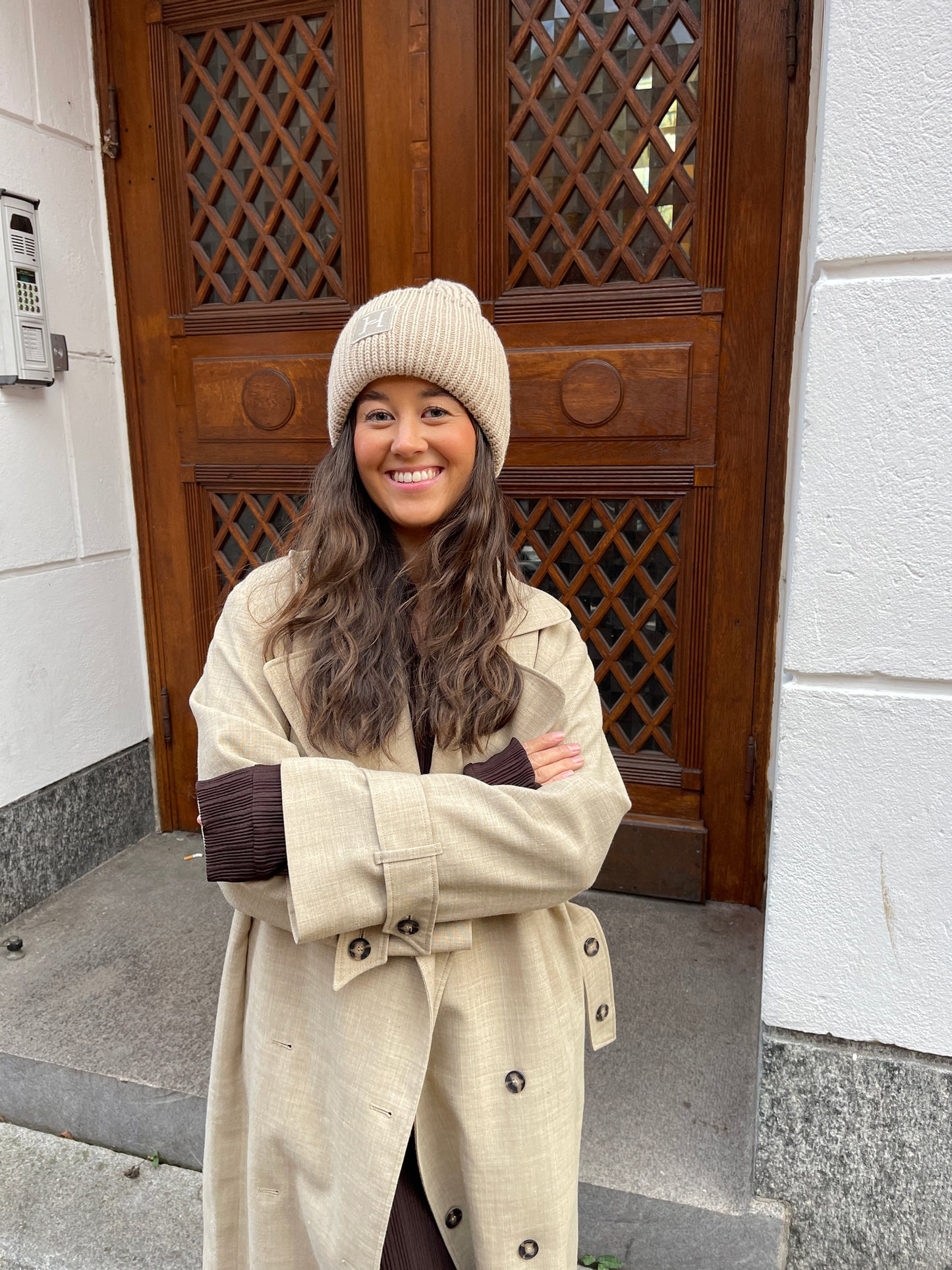 Beanie - Beige - Hermine Hold