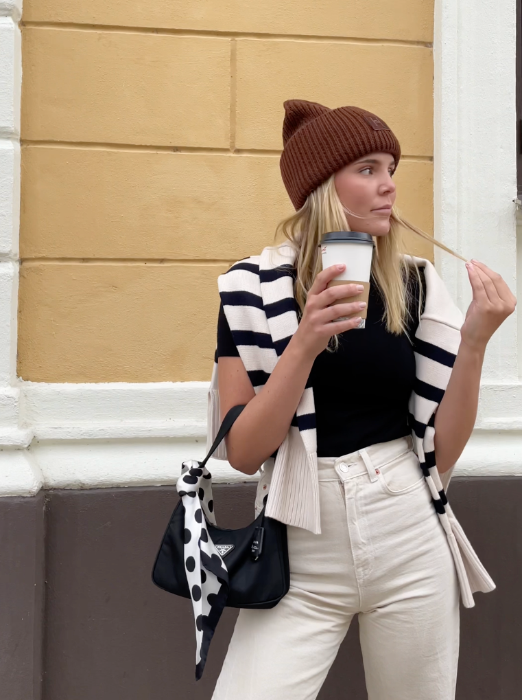 Beanie - Brown - Hermine Hold